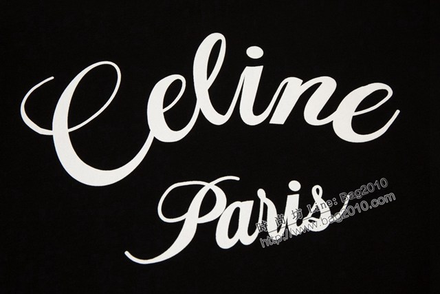 Celine專櫃賽琳2023SS新款印花T恤 男女同款 tzy2680